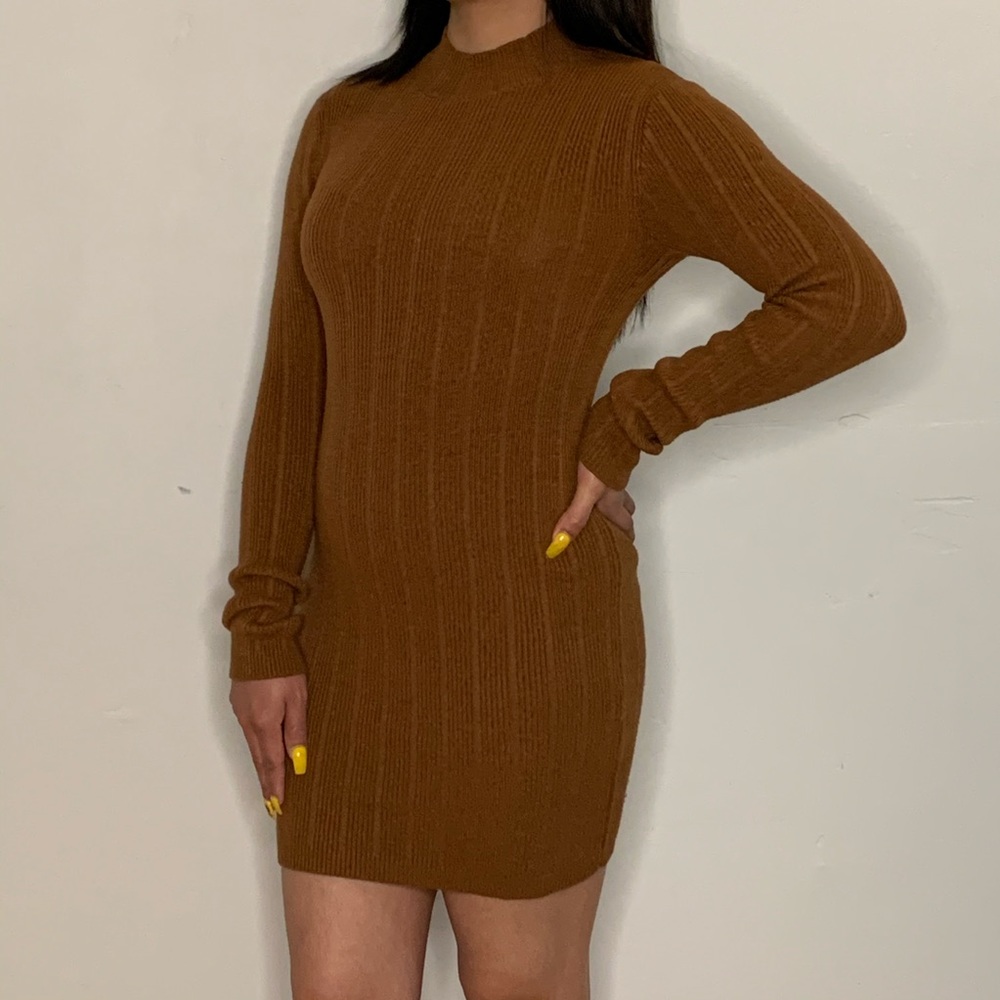 Long sleeve mini dress